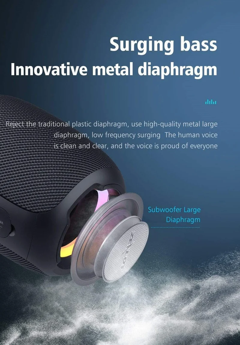 Zealot S53 Tragbare Drahtlose Lautsprecher Bluetooth Spalte Wasserdicht HIFI Verlustfreie Klangqualität Stereo Subwoofer Lautsprecher