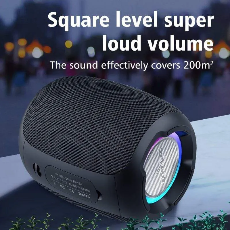 Zealot S53 Tragbare Drahtlose Lautsprecher Bluetooth Spalte Wasserdicht HIFI Verlustfreie Klangqualität Stereo Subwoofer Lautsprecher