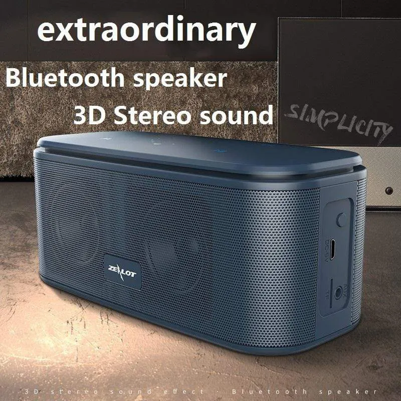 Zealot S53 Tragbare Drahtlose Lautsprecher Bluetooth Spalte Wasserdicht HIFI Verlustfreie Klangqualität Stereo Subwoofer Lautsprecher