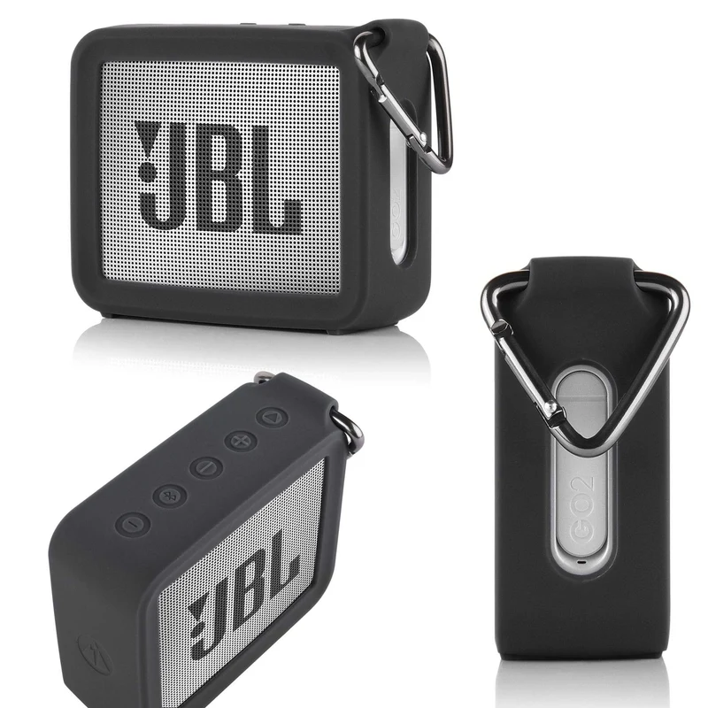 Silikon-Schutzhülle für JBL GO2 Original-Lautsprecher, Anti-Fall-Bluetooth-Audio, tragbare GO3-Aufbewahrungstasche, Schutzhülle