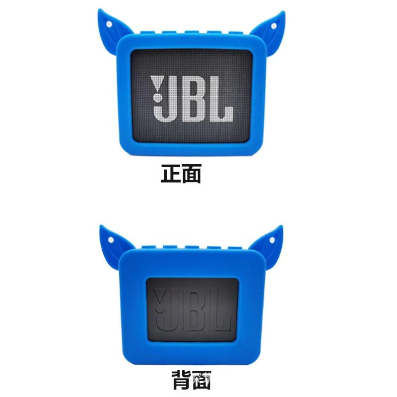 Silikon-Schutzhülle für JBL GO2 Original-Lautsprecher, Anti-Fall-Bluetooth-Audio, tragbare GO3-Aufbewahrungstasche, Schutzhülle