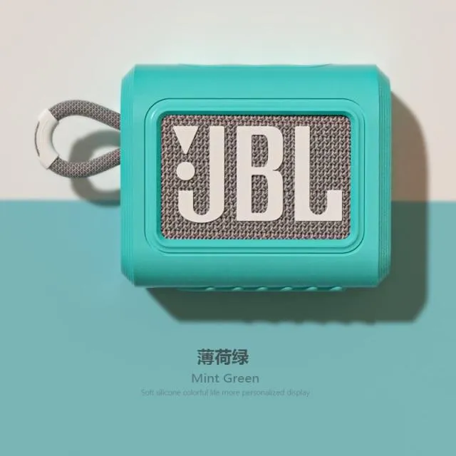 Silikon-Schutzhülle für JBL GO2 Original-Lautsprecher, Anti-Fall-Bluetooth-Audio, tragbare GO3-Aufbewahrungstasche, Schutzhülle