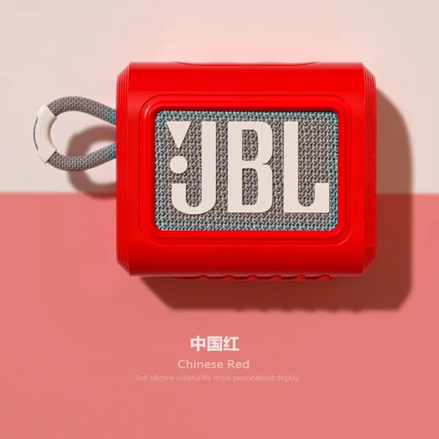 Silikon-Schutzhülle für JBL GO2 Original-Lautsprecher, Anti-Fall-Bluetooth-Audio, tragbare GO3-Aufbewahrungstasche, Schutzhülle