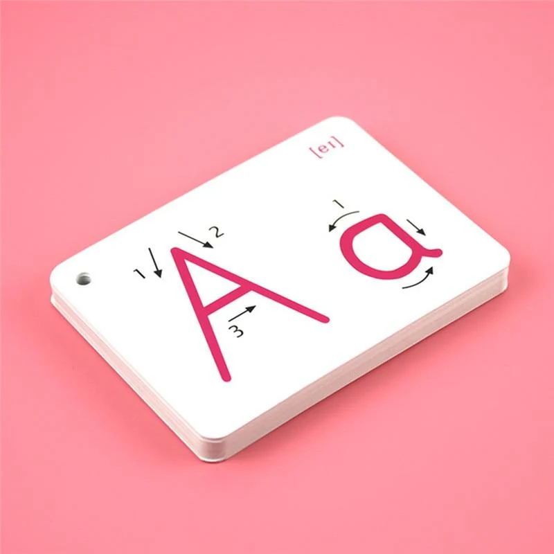 26 Buchstaben Englisch Flash Card Alphabet Letter Board Handschriftlich Mit Schnalle Montessori Lernspielzeug Für Kinder Englisch lernen
