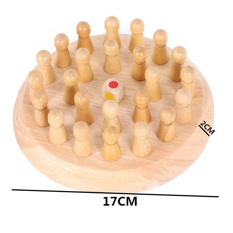Kinder Holz Memory Match Stick Schachspiel Spaß Block Brettspiel Pädagogische Farbe Kognitive Fähigkeit Spielzeug Für Kinder