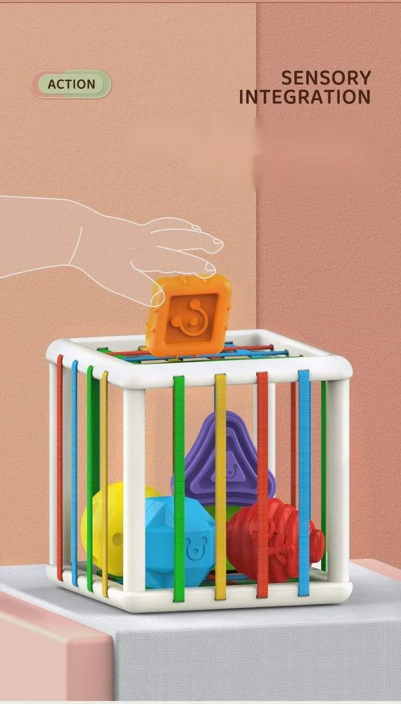 Infant Bunte Form Block Sortierung Spiel Baby Montessori Lernen Pädagogisches Spielzeug Für Kinder Bebe Geburt Inny 0 12 Monate Geschenk
