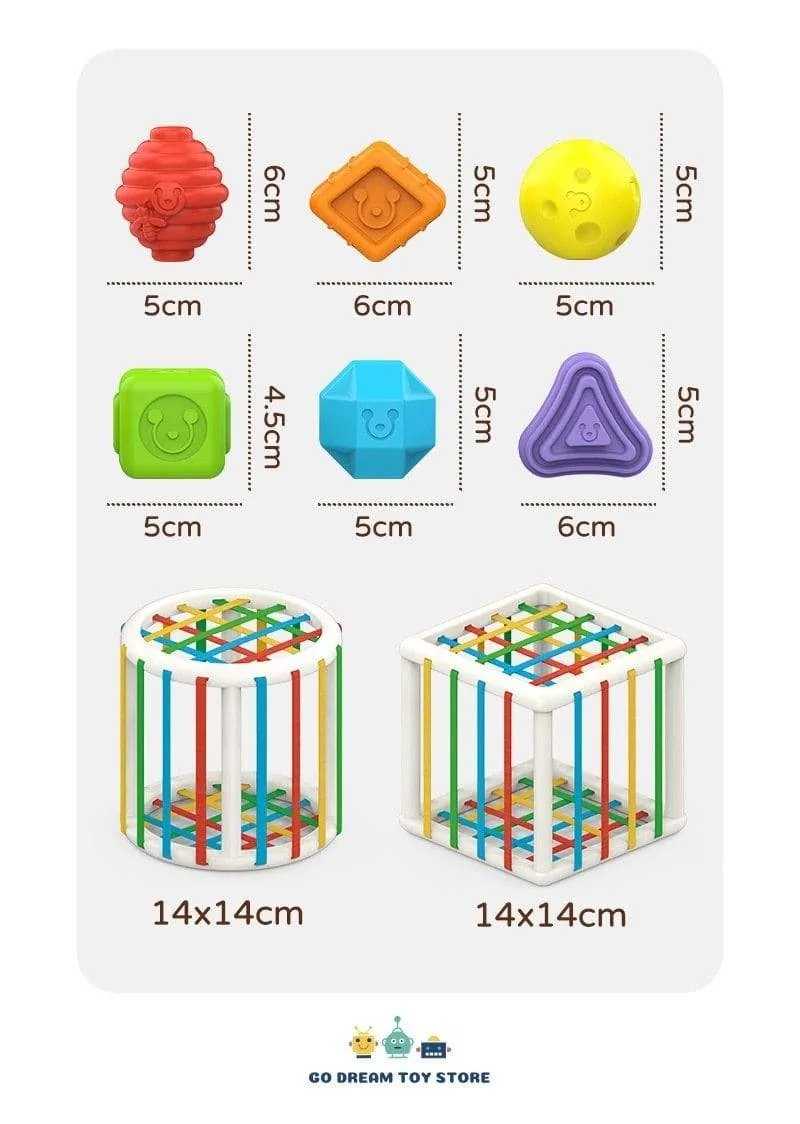 Infant Bunte Form Block Sortierung Spiel Baby Montessori Lernen Pädagogisches Spielzeug Für Kinder Bebe Geburt Inny 0 12 Monate Geschenk