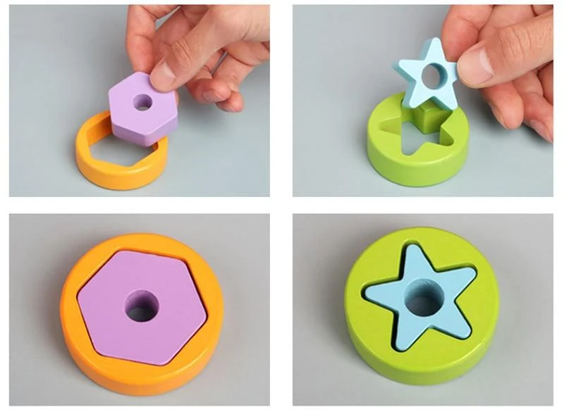 Baby-Lernspielzeug, Holzspielzeug, Montessori, frühes Lernen, Baby, Geburtstag, Weihnachten, Neujahr, Geschenk, Spielzeug für Kinder