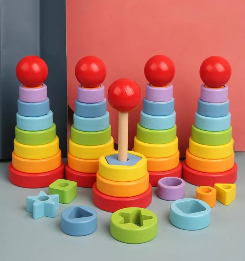 Baby-Lernspielzeug, Holzspielzeug, Montessori, frühes Lernen, Baby, Geburtstag, Weihnachten, Neujahr, Geschenk, Spielzeug für Kinder