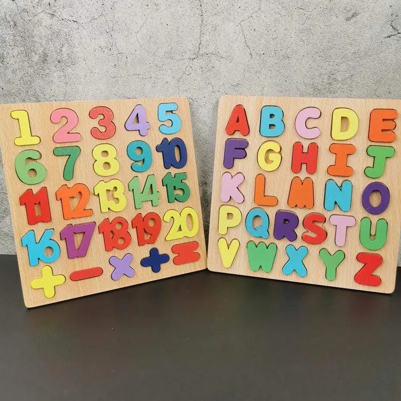 Montessori Holz 3D Pädagogisches Spielzeug Kinder Lernen Baby Farbe Holz Kinder Frühen Unterrichten Weihnachten Geschenke Puzzle Spielzeug