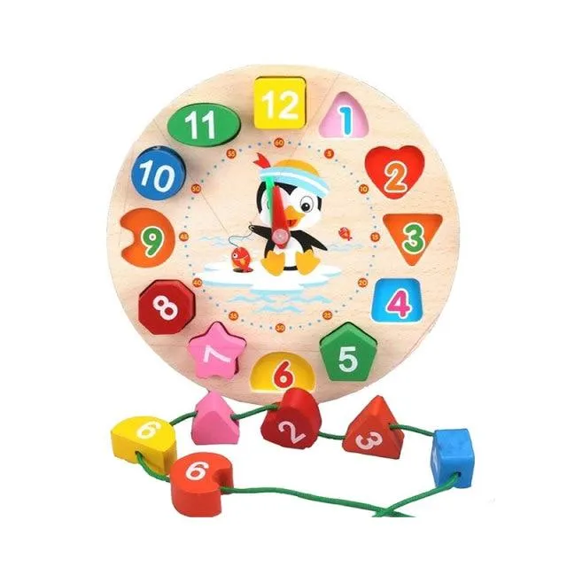 Montessori Holz 3D Pädagogisches Spielzeug Kinder Lernen Baby Farbe Holz Kinder Frühen Unterrichten Weihnachten Geschenke Puzzle Spielzeug