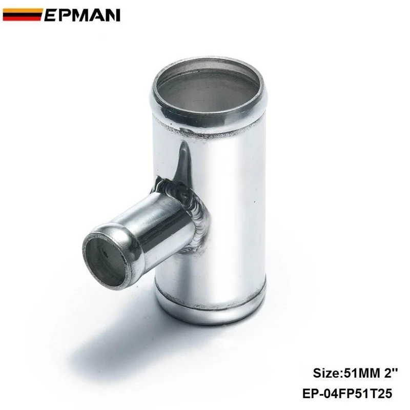Universal BOV T-Rohr 51 mm 2" Auslass 25 mm Abblasventil T-Verbindungsadapter für BMW E39 5er (2000-) EP-04FP51T25