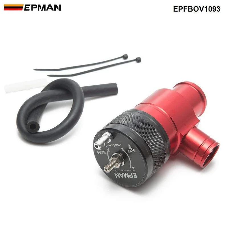 Car Racing Red & Black Intercooler Recirculation Blow Off Valve BOV Kit für Subaru WRX 2.0L Turbo 15-17 EPFBOV1093