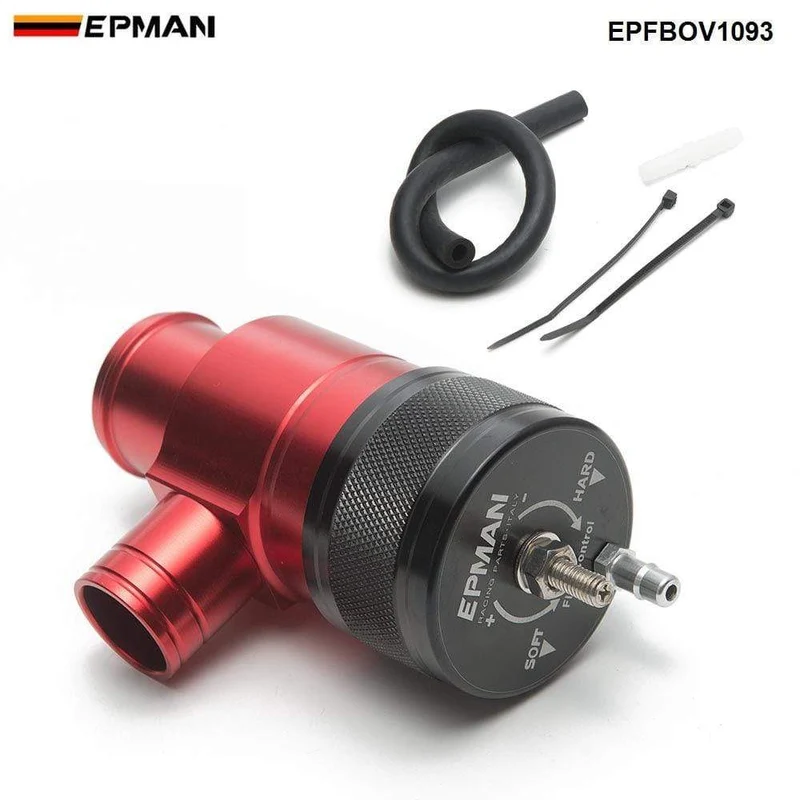 Car Racing Red & Black Intercooler Recirculation Blow Off Valve BOV Kit für Subaru WRX 2.0L Turbo 15-17 EPFBOV1093