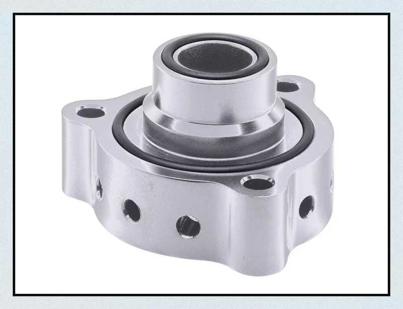 Aluminiumteil Turbo Blow Off Valve Bov Sound Adapter für Mercedes A180, A250, CLA 250 & GLA 250 Schwarz und Silber FMSPMER