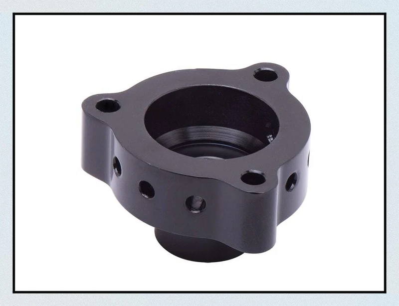 Aluminiumteil Turbo Blow Off Valve Bov Sound Adapter für Mercedes A180, A250, CLA 250 & GLA 250 Schwarz und Silber FMSPMER