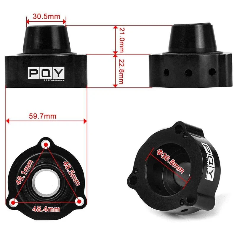 WLR Blow Off VENTIL Adapter für VAG FSiT TFSi Bov Adapter für Audi A4 1.8/2.0 Fsi Turbo WLR5748