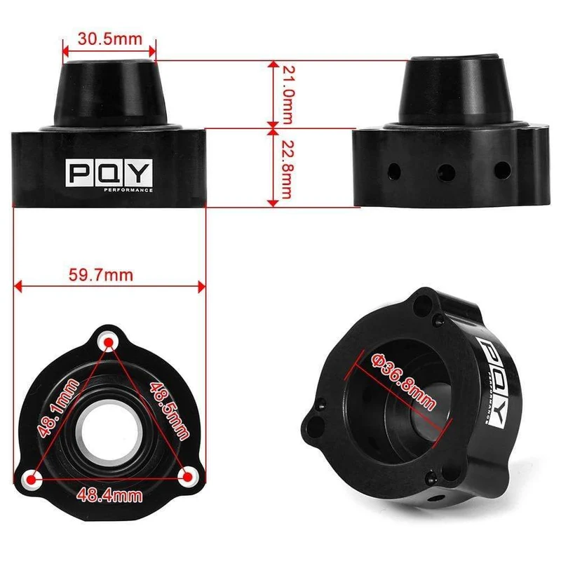 WLR Blow Off VENTIL Adapter für VAG FSiT TFSi Bov Adapter für Audi A4 1.8/2.0 Fsi Turbo WLR5748