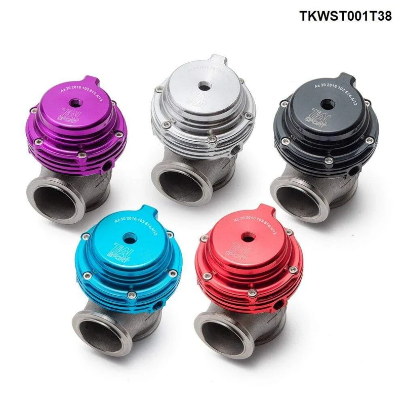 38 mm externer Wastegate-V-Band-Turbo-Wastegate mit Flansch für Supercharge-Turboverteiler TKWST001T38