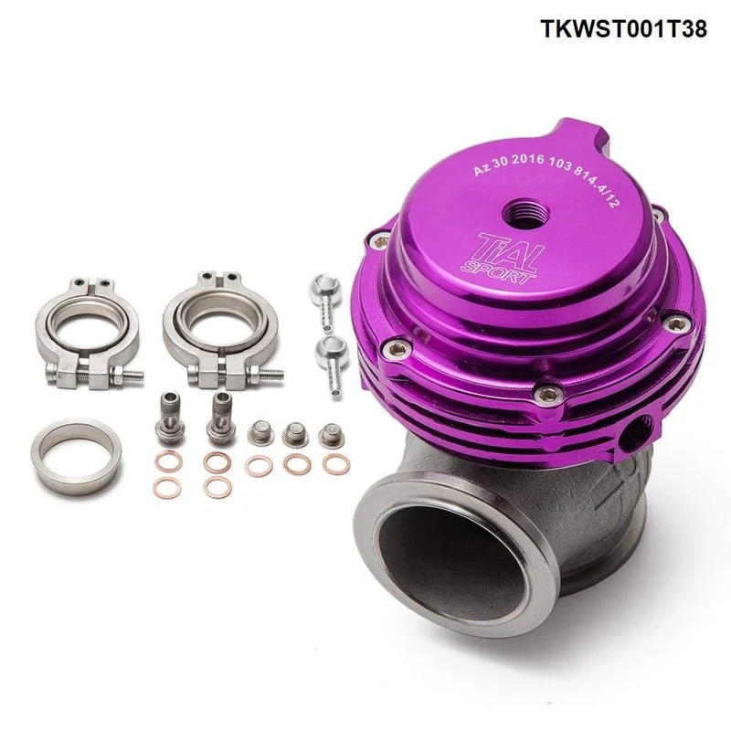 38 mm externer Wastegate-V-Band-Turbo-Wastegate mit Flansch für Supercharge-Turboverteiler TKWST001T38
