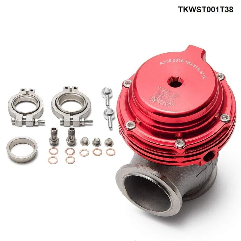 38 mm externer Wastegate-V-Band-Turbo-Wastegate mit Flansch für Supercharge-Turboverteiler TKWST001T38