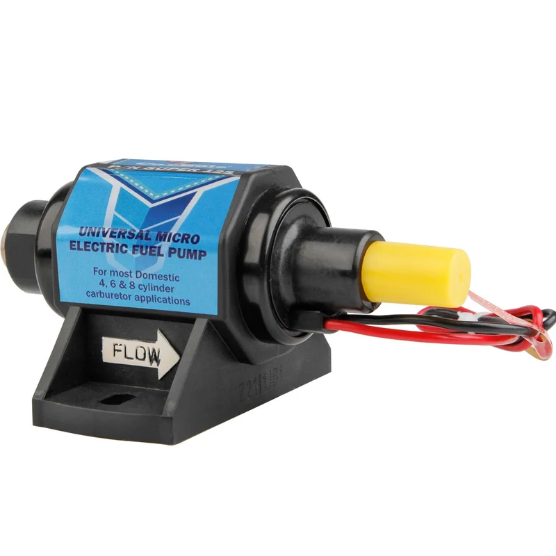 CARBOLE Universal Advanced Micro 12V Kraftstoffpumpe Elektro Gas Diesel Inline Niederdruck 3/8 Zoll 5-9 PSI