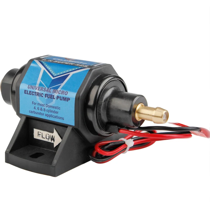 CARBOLE Universal Advanced Micro 12V Kraftstoffpumpe Elektro Gas Diesel Inline Niederdruck 3/8 Zoll 5-9 PSI