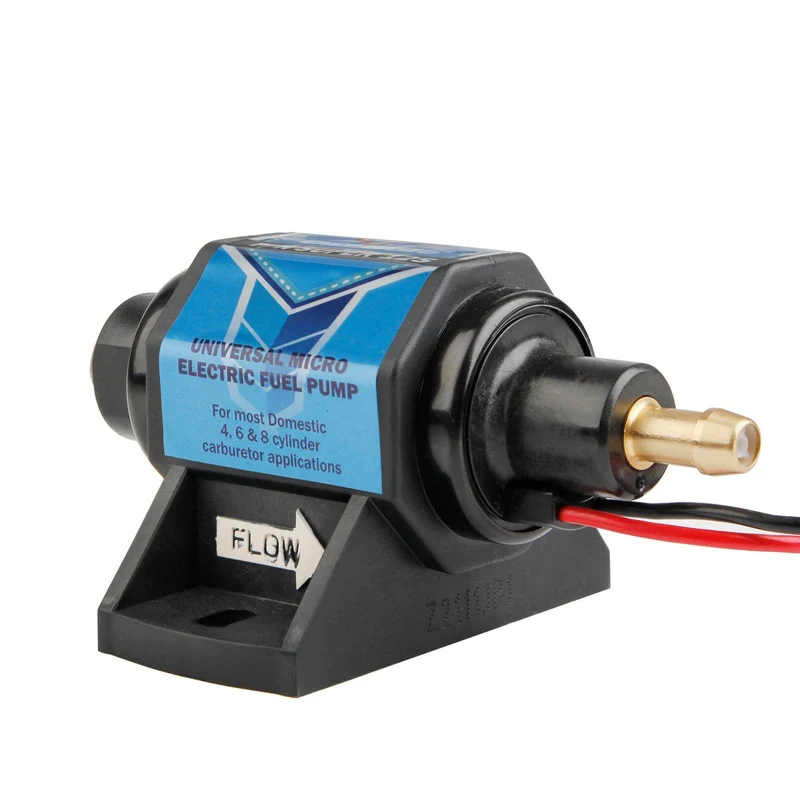 CARBOLE Universal Advanced Micro 12V Kraftstoffpumpe Elektro Gas Diesel Inline Niederdruck 3/8 Zoll 5-9 PSI