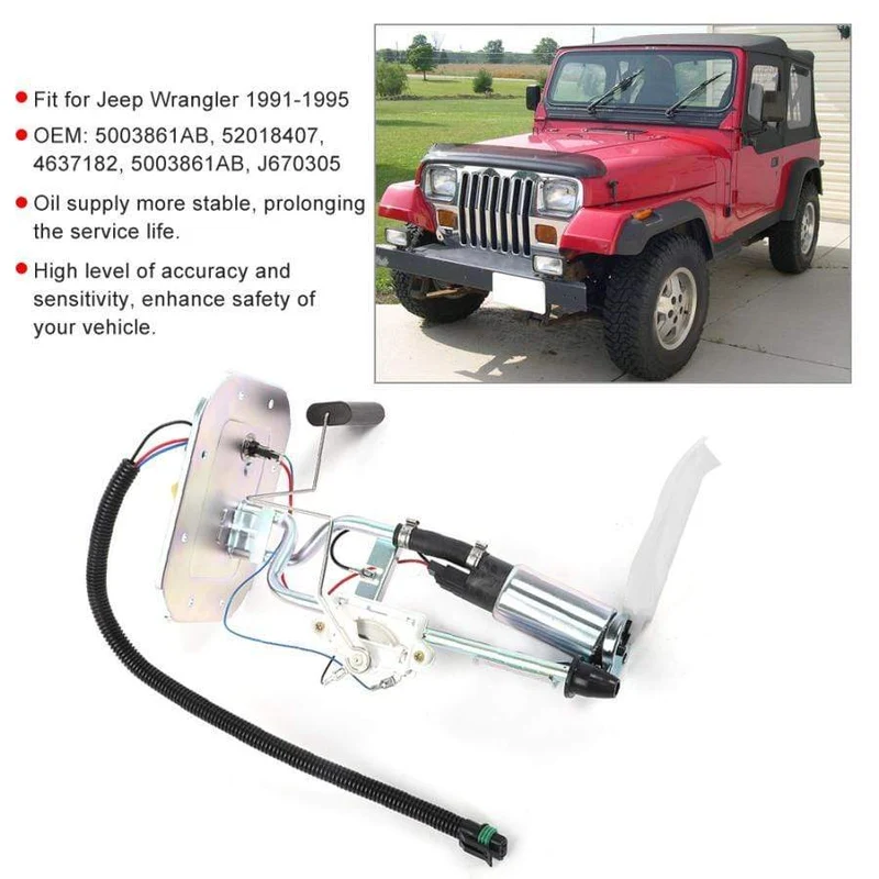 Kraftstoffpumpenmodulbaugruppe passend für Jeep Wrangler 1991-1995 5003861AB