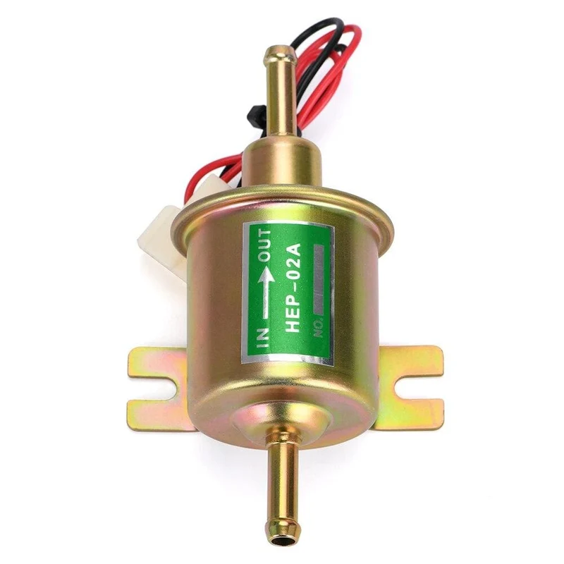 Neue 12V 24V Elektrische Kraftstoffpumpe Niederdruckschraube Befestigungsdraht Diesel Benzin HEP-02A Für Auto Vergaser Motorrad ATV