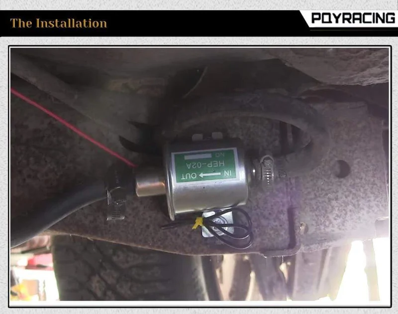 Neue 12V 24V Elektrische Kraftstoffpumpe Niederdruckschraube Befestigungsdraht Diesel Benzin HEP-02A Für Auto Vergaser Motorrad ATV