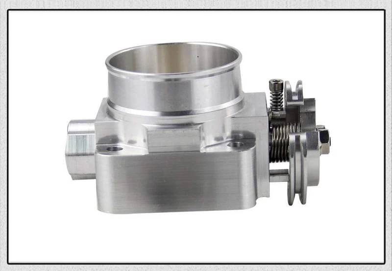 Aluminium-Ansaugkrümmer 70mm Drosselklappengehäuse Leistung Billet Für Mitsubishi Lancer Evo 4 5 6 4g63 PQY6941