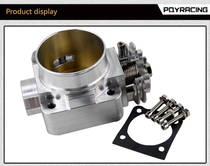 Aluminium-Ansaugkrümmer 70mm Drosselklappengehäuse Leistung Billet Für Mitsubishi Lancer Evo 4 5 6 4g63 PQY6941