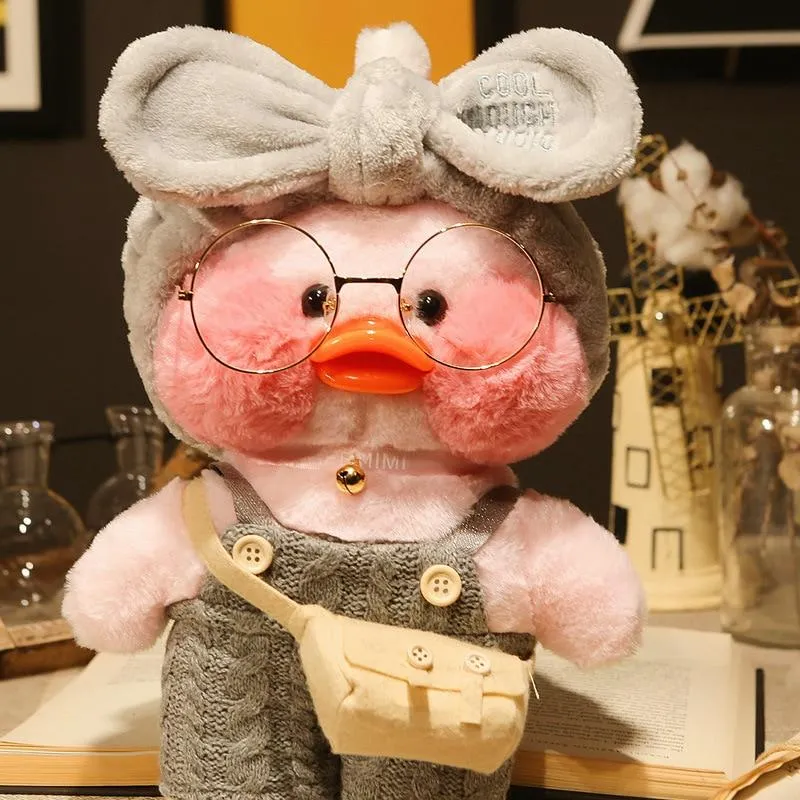 30 cm Rosa Lalafanfan Kawaii Kaffee Mimi Gelbe Ente Niedliches Plüschtier Gefüllte Weiche Tierpuppe Puppe Kinder Kawaii Plüschtier Puppe