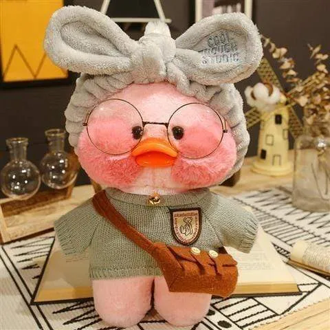 30 cm Rosa Lalafanfan Kawaii Kaffee Mimi Gelbe Ente Niedliches Plüschtier Gefüllte Weiche Tierpuppe Puppe Kinder Kawaii Plüschtier Puppe