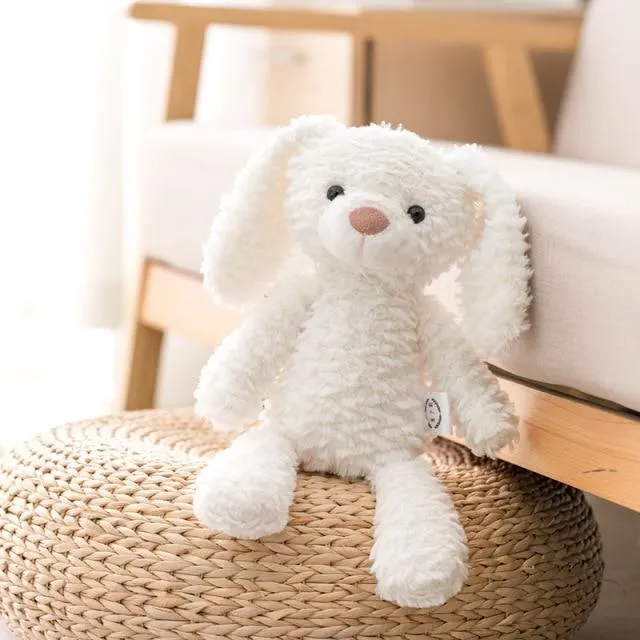 Hochwertige, weiche, lange Beine, Hase, Teddybär, Hund, Elefant, Einhorn, gefüllte Cartoon-Tiere, Baby-Appease-Spielzeug, Puppenspielzeug für Kinder