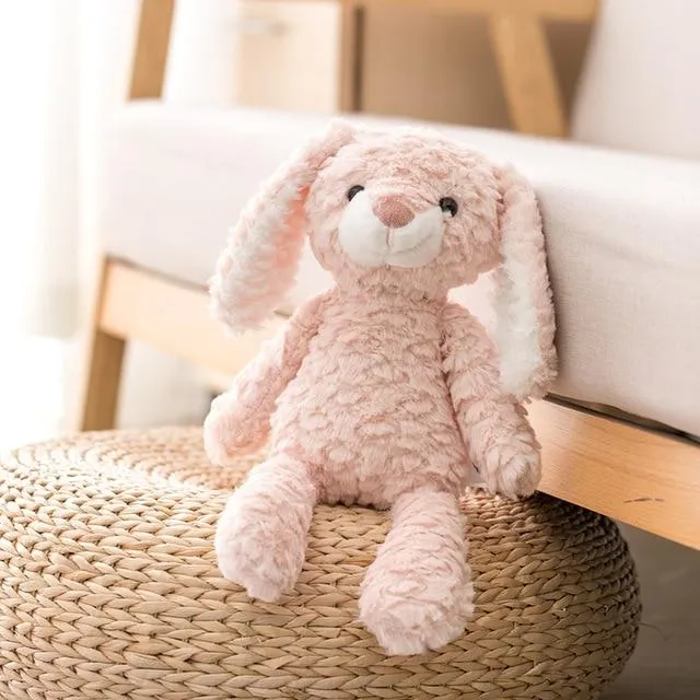 Hochwertige, weiche, lange Beine, Hase, Teddybär, Hund, Elefant, Einhorn, gefüllte Cartoon-Tiere, Baby-Appease-Spielzeug, Puppenspielzeug für Kinder