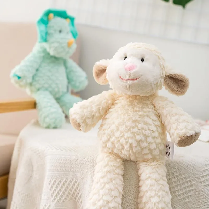 Hochwertige, weiche, lange Beine, Hase, Teddybär, Hund, Elefant, Einhorn, gefüllte Cartoon-Tiere, Baby-Appease-Spielzeug, Puppenspielzeug für Kinder