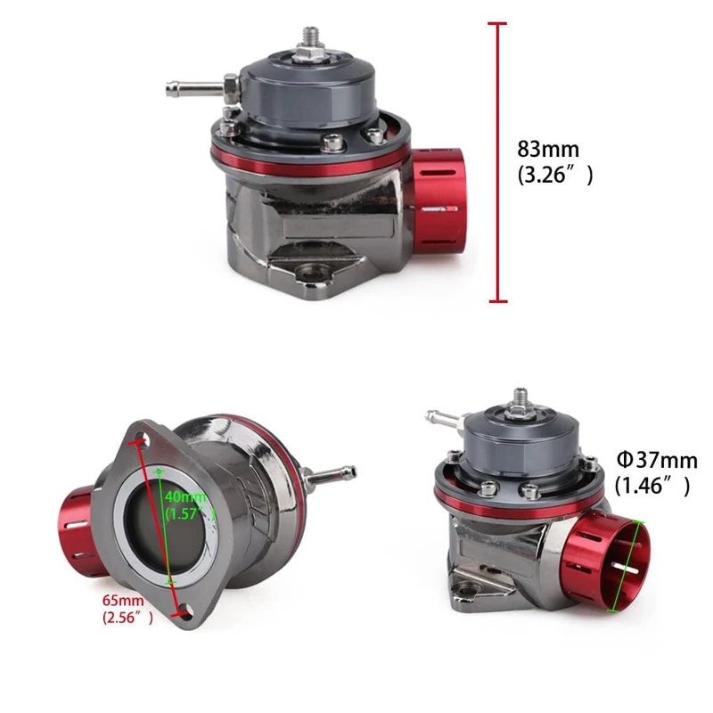Rennwagen Greddi Fv Bov 40mm Aluminium Schwimmerventil Blow Off Ventil Schwimmerventil mit Adapter 3 Farben