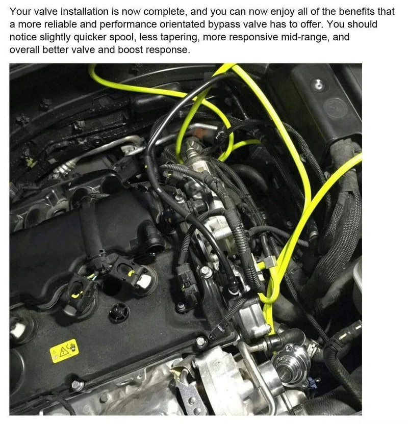 Einteiliges geschmiedetes Abblasventil für Peugeot 308 & Mini R56/57 Cooper und Citroen DS 5 1.6T Motor! Aluminiumlegierung!