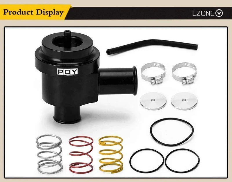Aluminium-Umlaufventil Turbo BOV Boost für Volkswagen Golf Jetta 2000–2005 für Audi 1.8 T 2.7 T 1998–2006 JR-BOV04