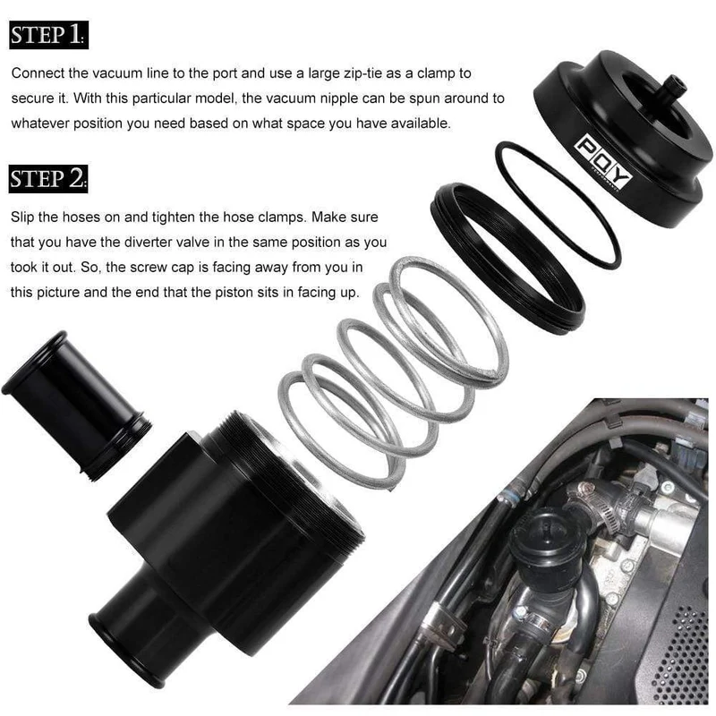 Aluminium-Umlaufventil Turbo BOV Boost für Volkswagen Golf Jetta 2000–2005 für Audi 1.8 T 2.7 T 1998–2006 JR-BOV04