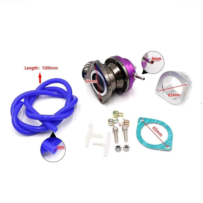 Universal Type-RS Turbo Blow Off Ventil Einstellbares 25psi BOV Blow Dump/Blow Off Adapter YC100370