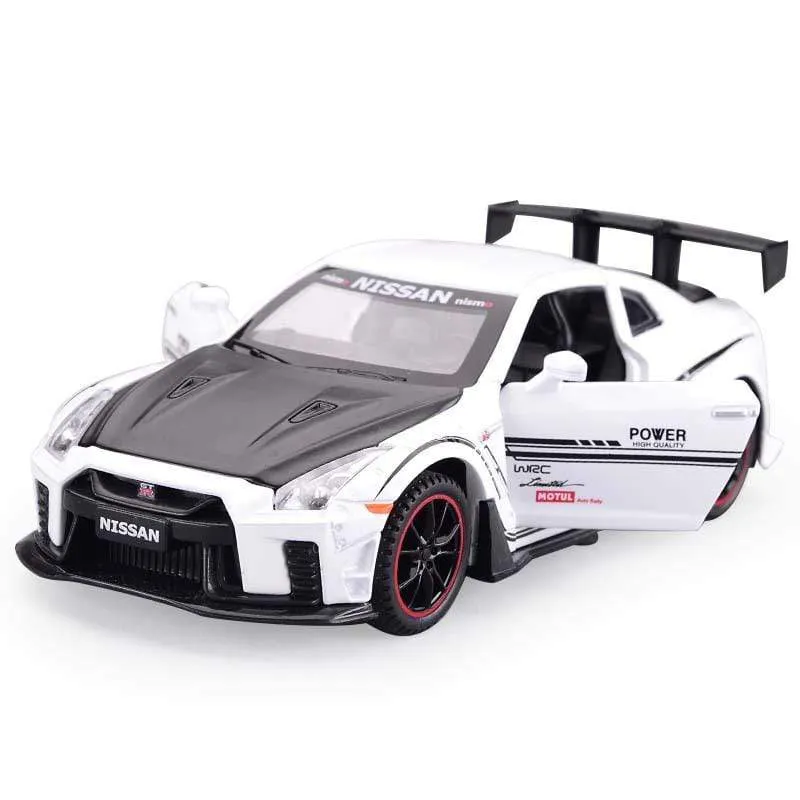 1:32 NISSAN GT-R Legierung Automodell Druckguss & Spielzeugfahrzeuge Spielzeugautos Kinderspielzeug für Kinder Geschenke Jungenspielzeug