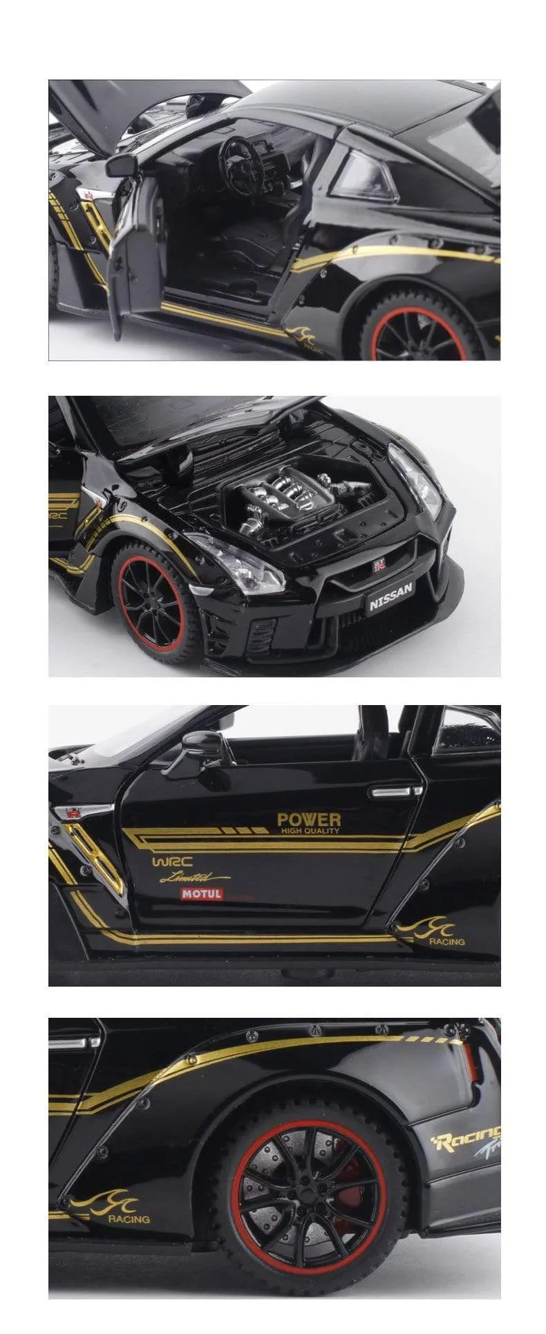 1:32 NISSAN GT-R Legierung Automodell Druckguss & Spielzeugfahrzeuge Spielzeugautos Kinderspielzeug für Kinder Geschenke Jungenspielzeug
