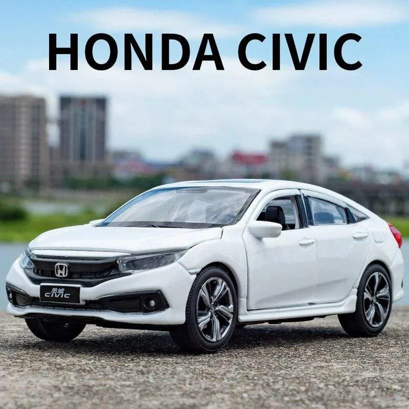 Nicce 1:32 HONDA CIVIC Diecasts Spielzeugfahrzeuge Metallautomodell Sound Light Collection Autospielzeug für Kinder Weihnachtsgeschenk