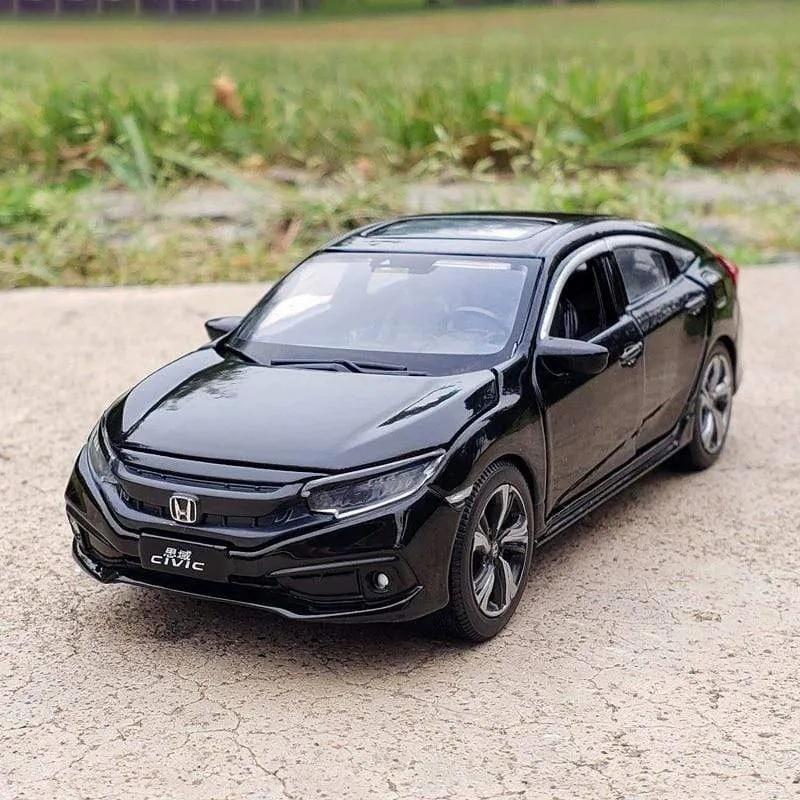 Nicce 1:32 HONDA CIVIC Diecasts Spielzeugfahrzeuge Metallautomodell Sound Light Collection Autospielzeug für Kinder Weihnachtsgeschenk