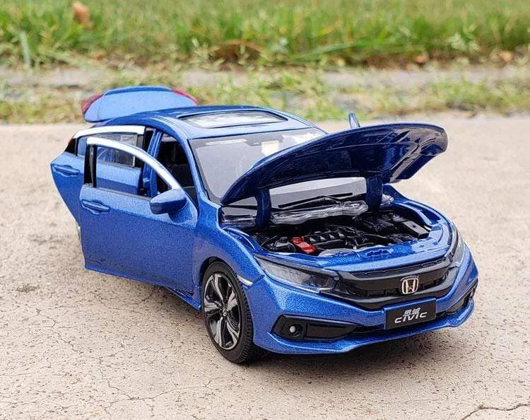 Nicce 1:32 HONDA CIVIC Diecasts Spielzeugfahrzeuge Metallautomodell Sound Light Collection Autospielzeug für Kinder Weihnachtsgeschenk