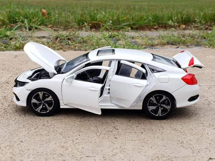 Nicce 1:32 HONDA CIVIC Diecasts Spielzeugfahrzeuge Metallautomodell Sound Light Collection Autospielzeug für Kinder Weihnachtsgeschenk