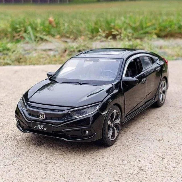 Nicce 1:32 HONDA CIVIC Diecasts Spielzeugfahrzeuge Metallautomodell Sound Light Collection Autospielzeug für Kinder Weihnachtsgeschenk
